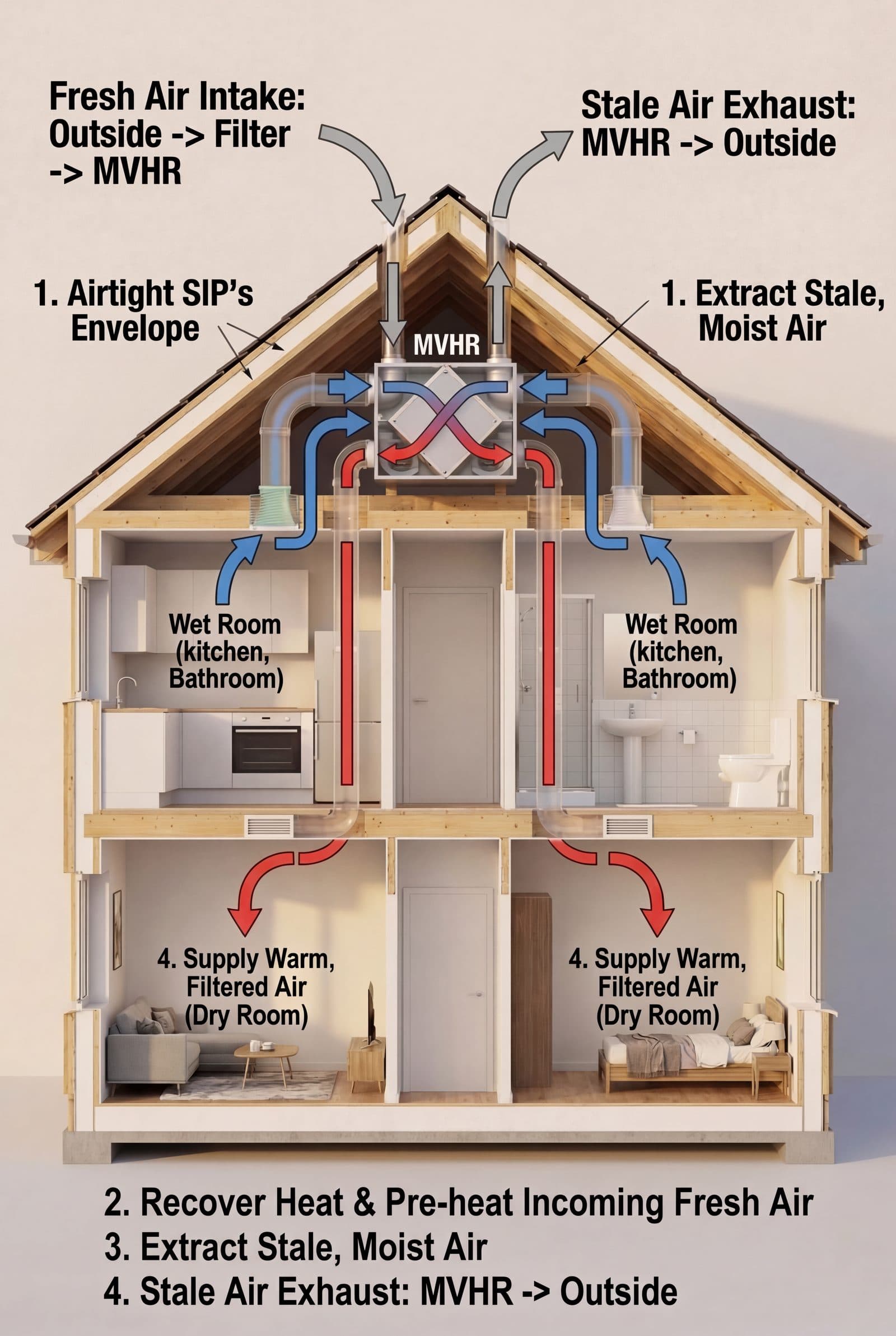 Airtightness and MVHR